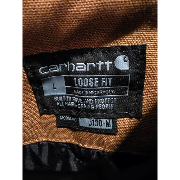 Carhartt Brown Men's Insulated Active Jacket Loose Fit - Picture 4 of 7